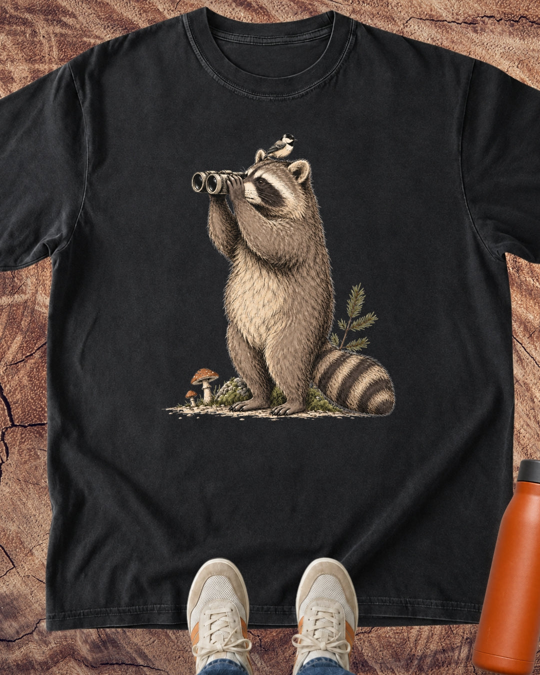 Raccoon: I Found a Bird T-Shirt