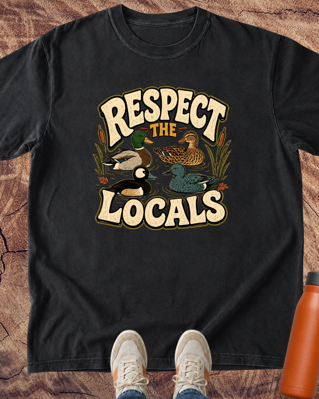 Respect The Locals Duck T-Shirt