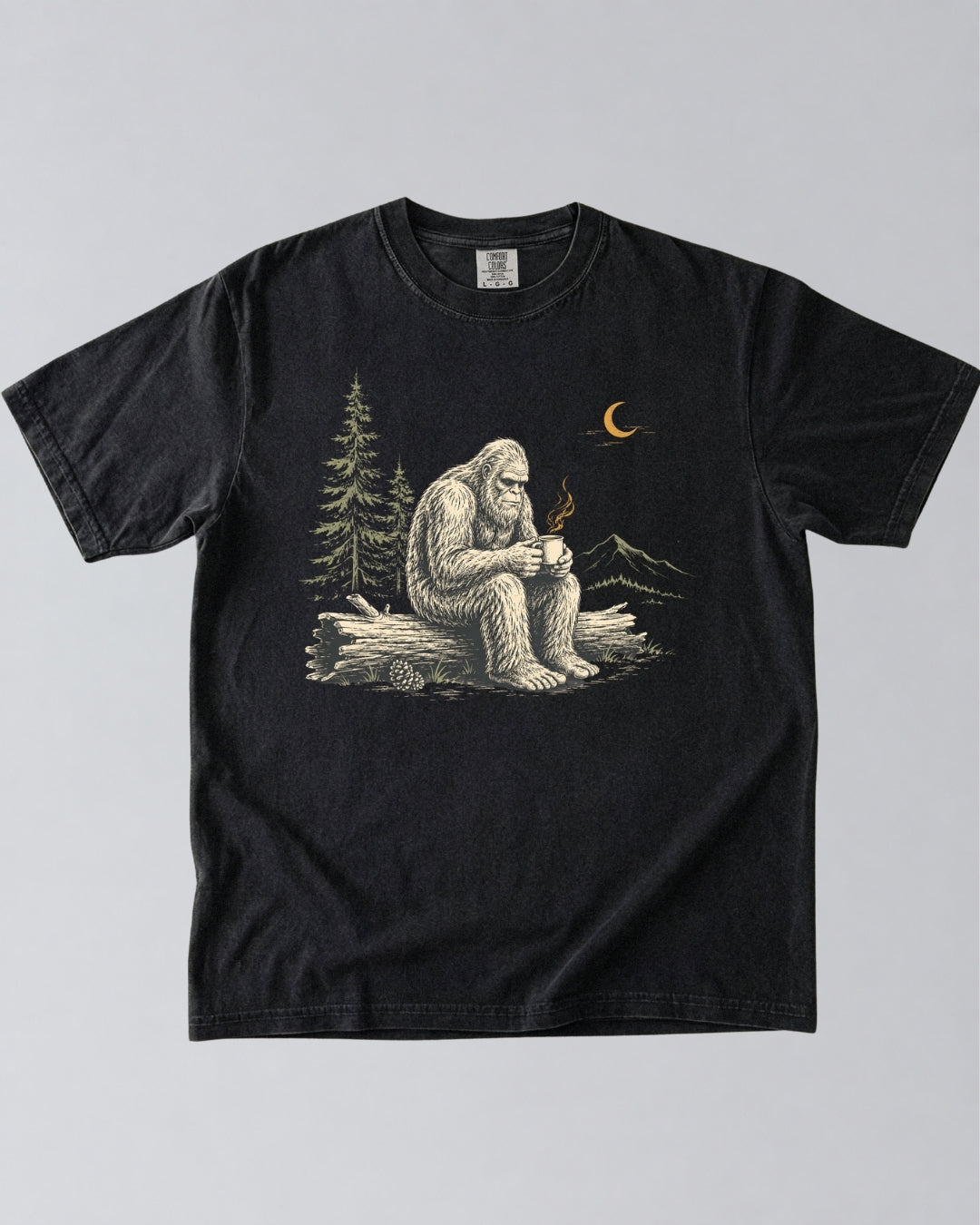 Woods, Coffee & Bigfoot T-Shirt