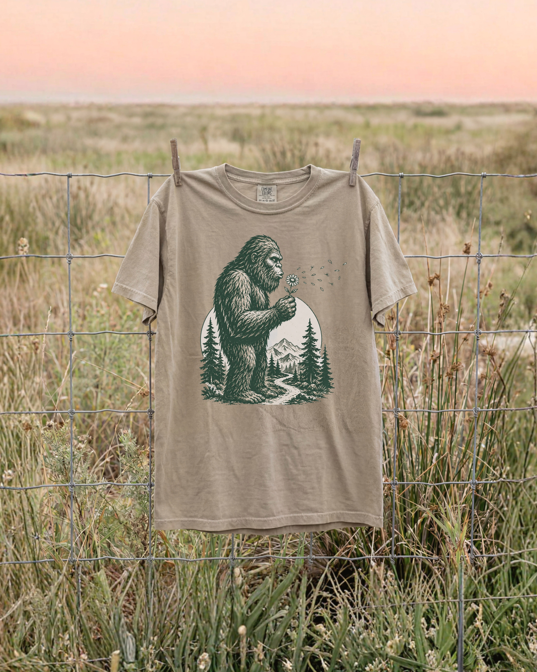 Gentle Giant Bigfoot nature T-shirt alternate view 2