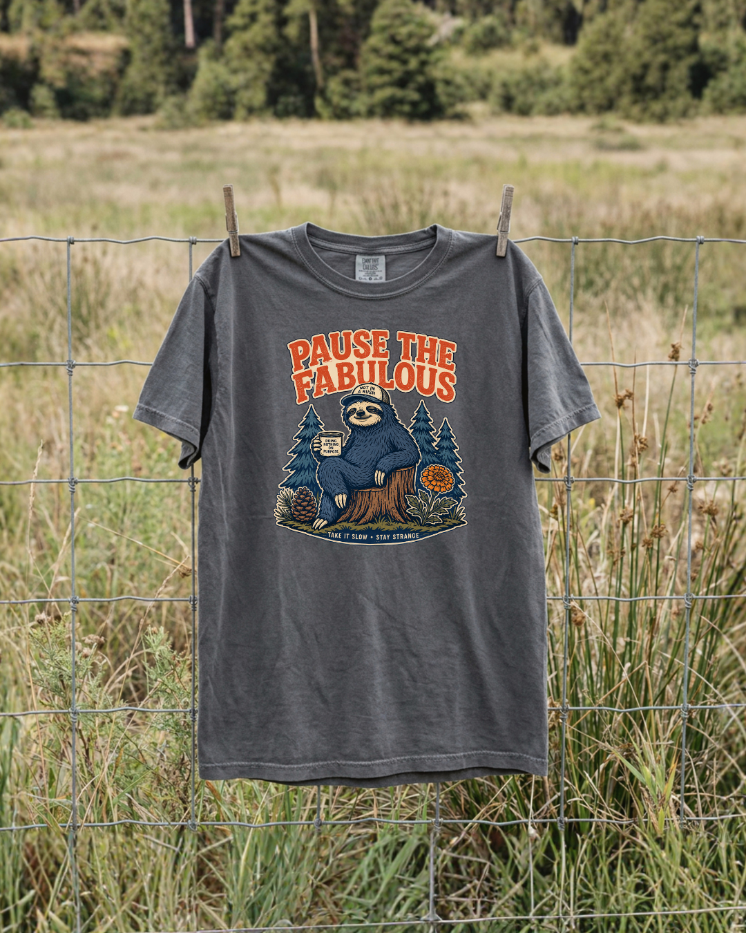 Pause The Fabulous Sloth T-Shirt