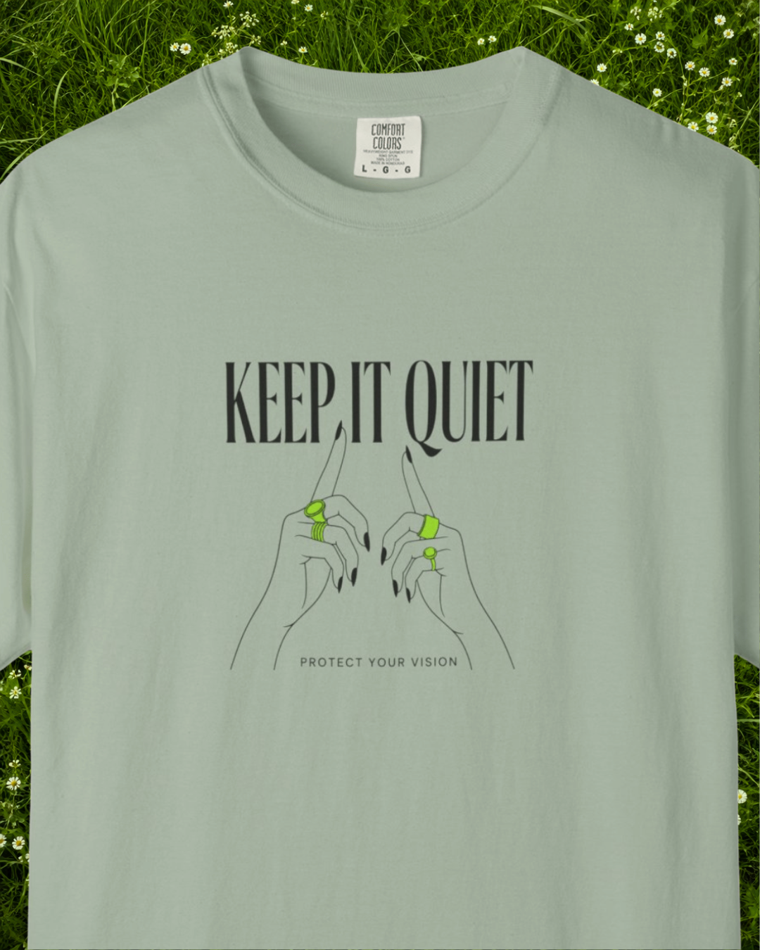 Protect Your Vision motivational nature T-shirt product mockup