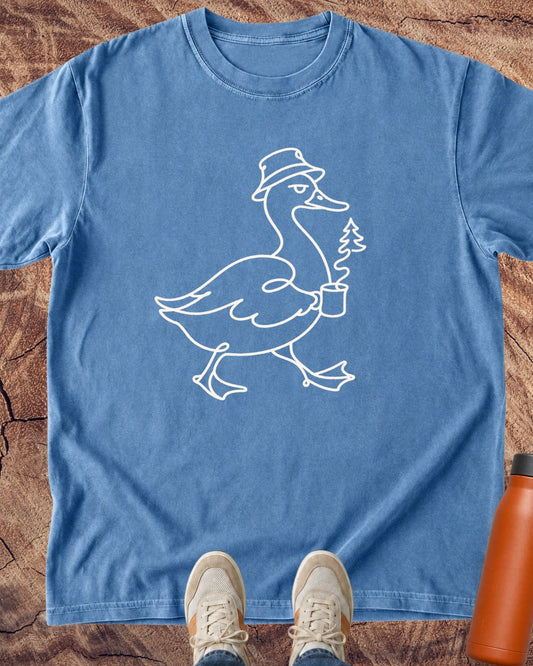 Coffee Walk Duck T-Shirt