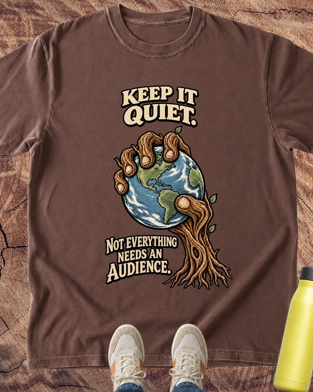 Keep It Quiet Earth T-Shirt