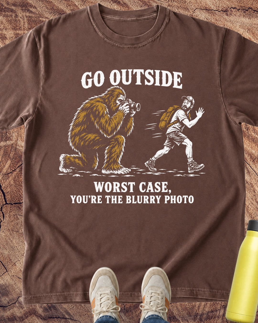 Go Outside Bigfoot T-Shirt