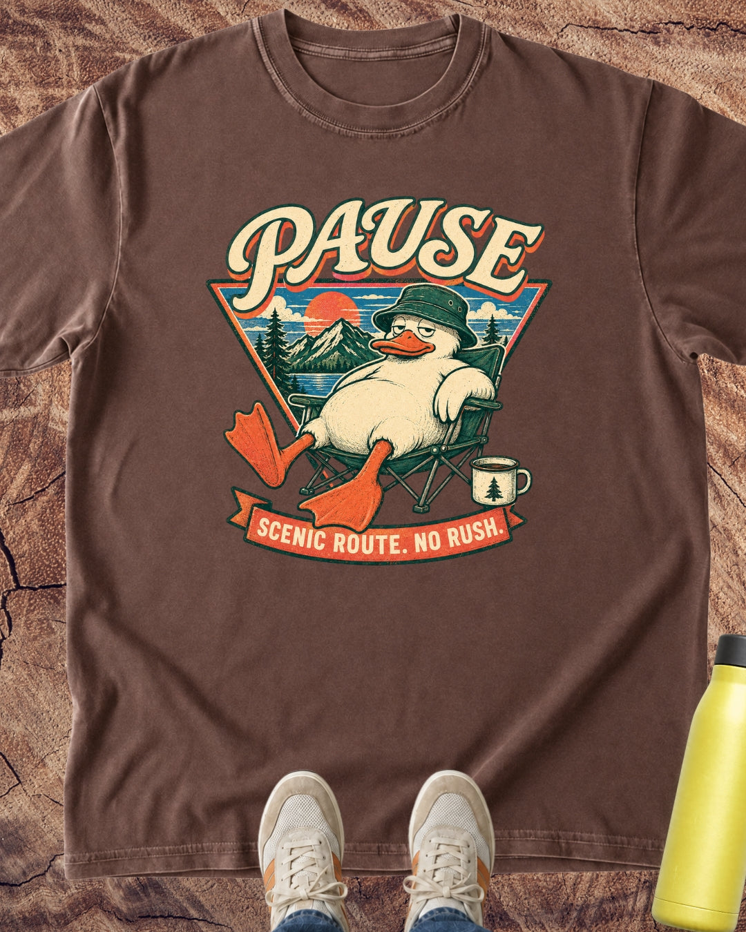 Scenic Route. No Rush. Duck T-Shirt