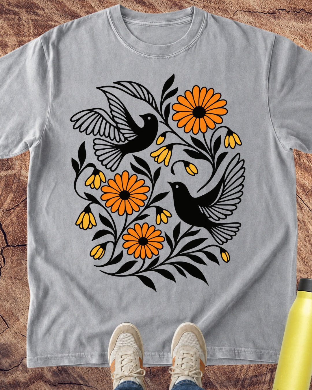 Birds Saw Flowers T-Shirt