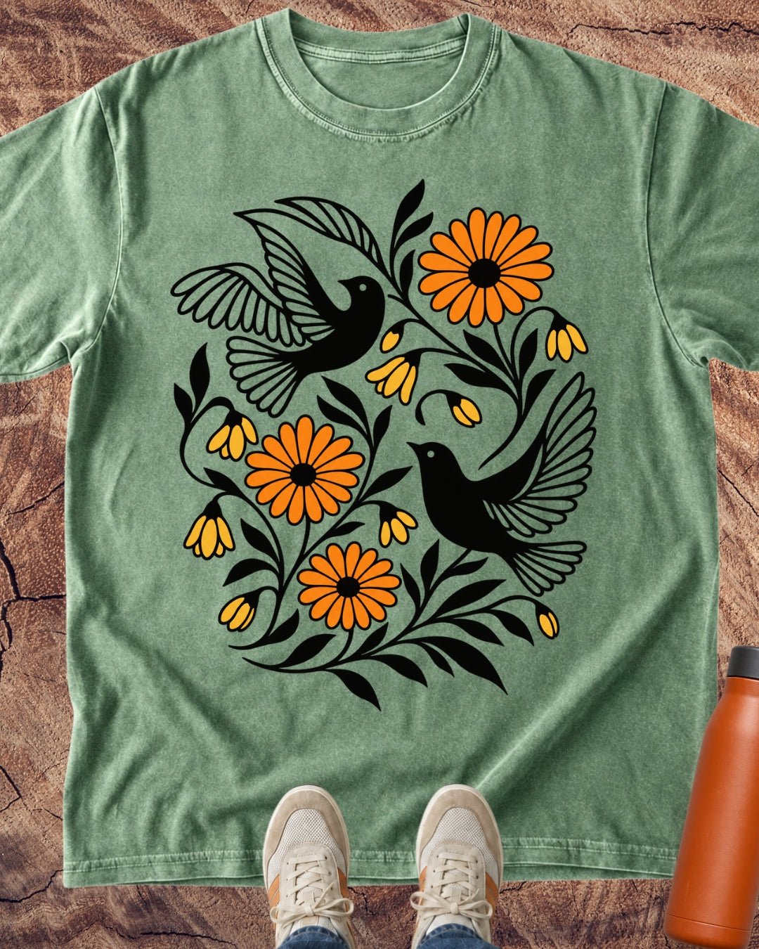 Birds Saw Flowers T-Shirt