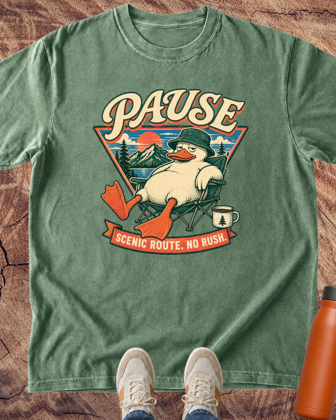 Scenic Route. No Rush. Duck T-Shirt