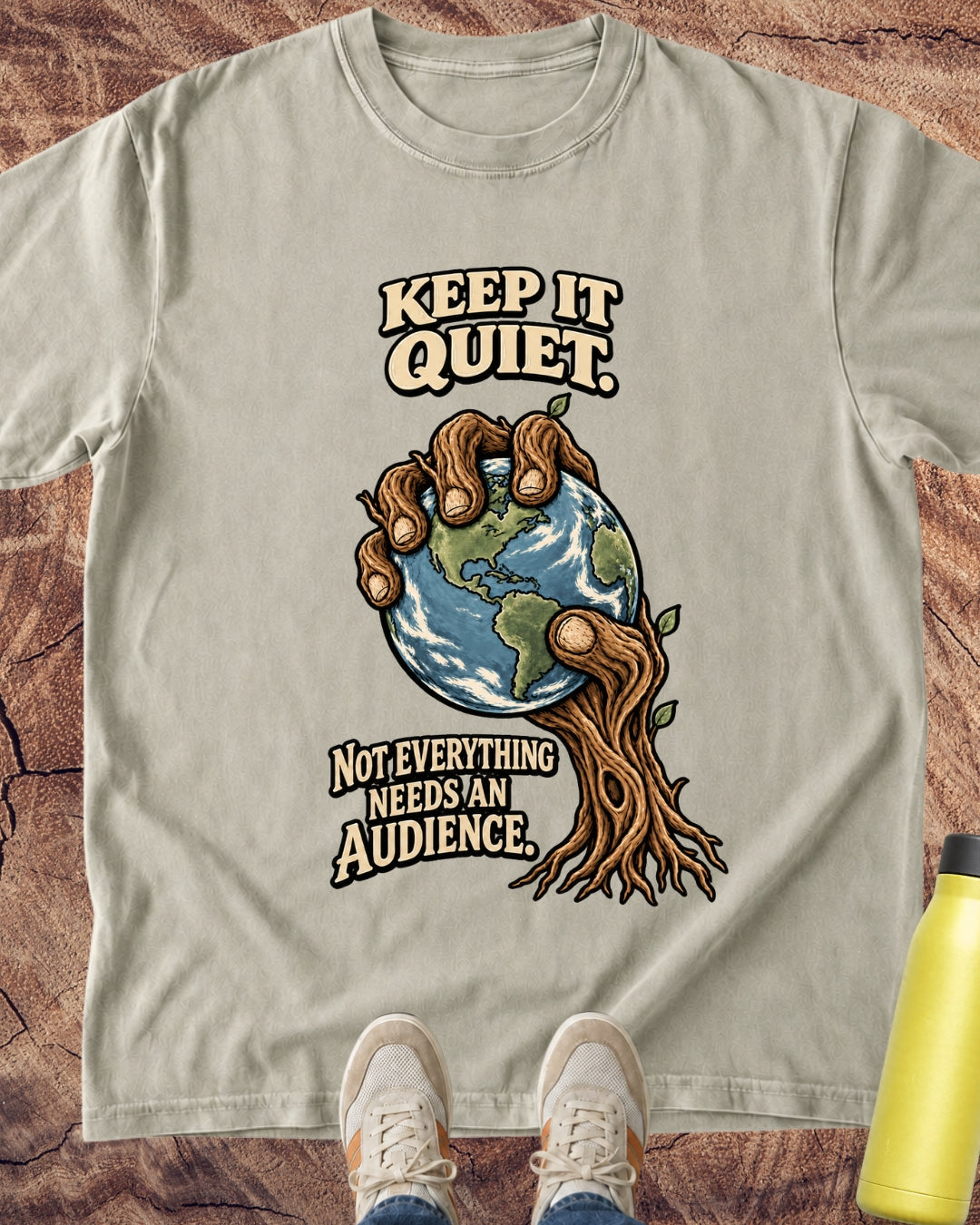 Keep It Quiet Earth T-Shirt