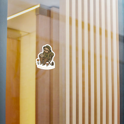 Taking It Slow Is the Plan sloth sticker alternate view 1