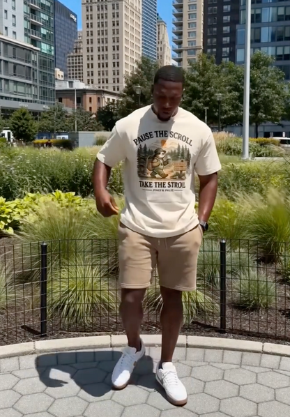 Pause the scroll, take the stroll T-Shirt