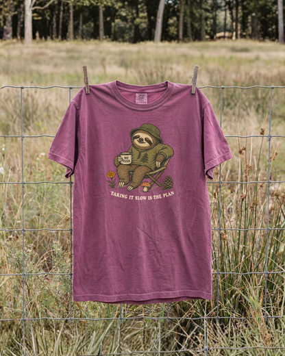Taking It Slow Is The Plan Sloth T-Shirt