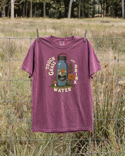 Touch Grass And Drink Water T-Shirt