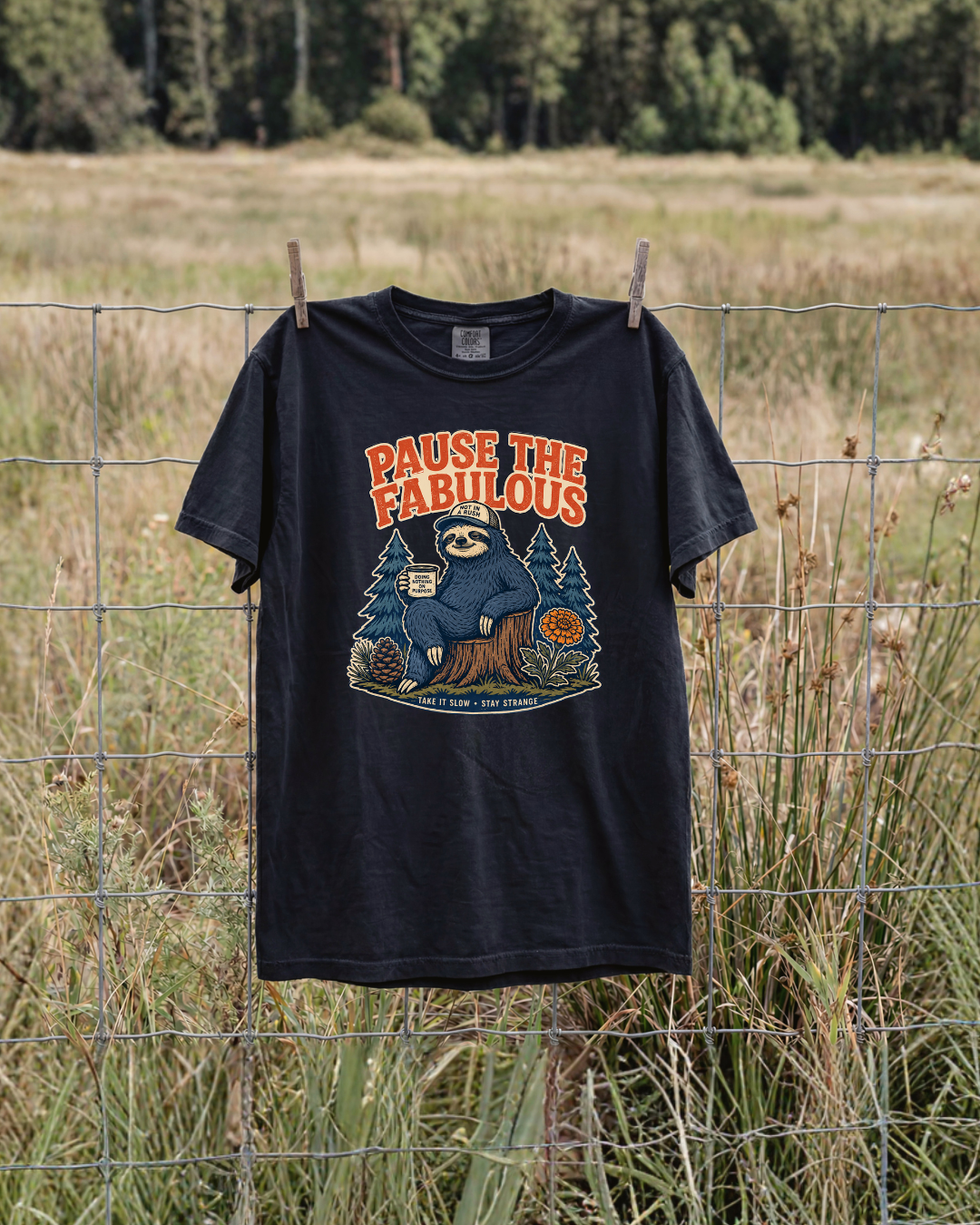 Pause The Fabulous Sloth T-Shirt