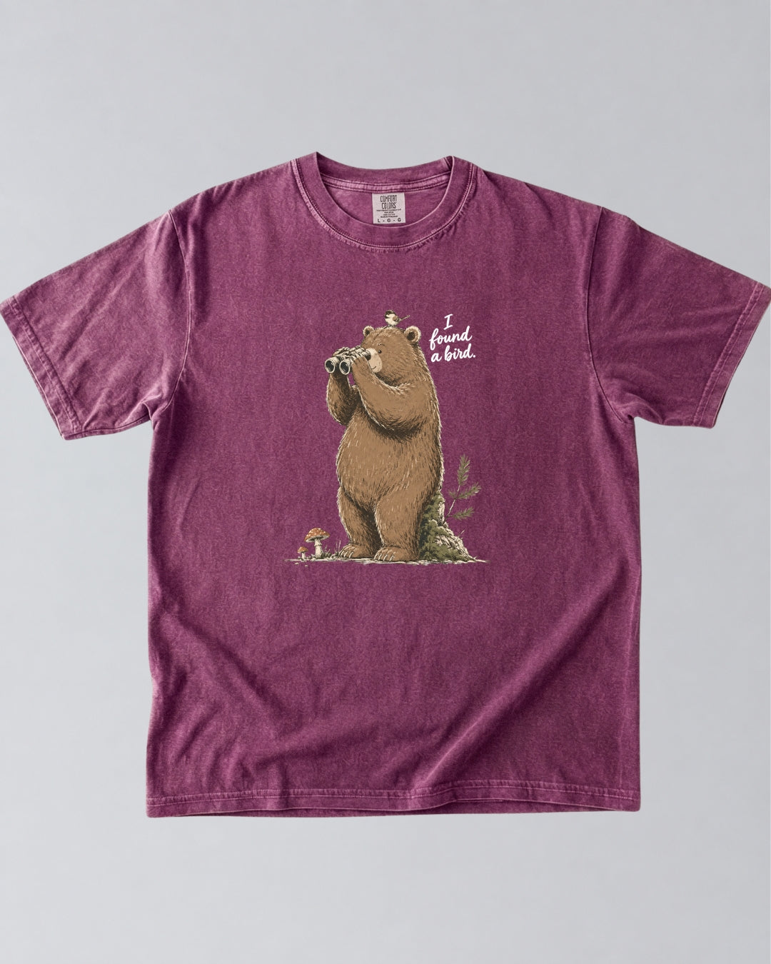 Bear: I Found a Bird T-Shirt — Lettered Edition