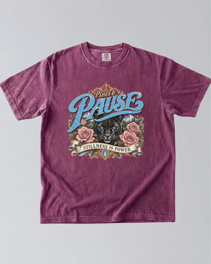 Stillness Is Power Panther T-Shirt