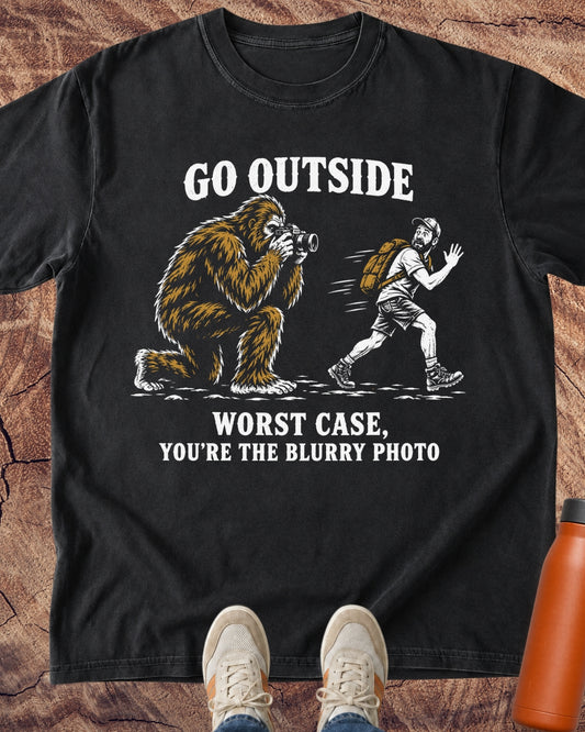 Go Outside Bigfoot T-Shirt