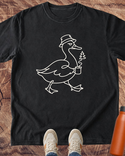 Coffee Walk Duck T-Shirt