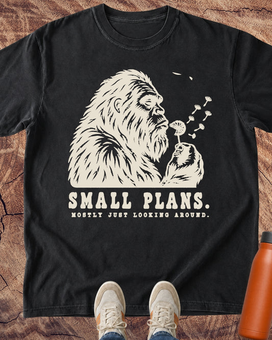 Small Plans Bigfoot T-Shirt