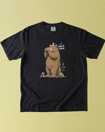 Bear: I Found a Bird T-Shirt — Lettered Edition