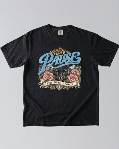 Stillness Is Power Panther T-Shirt