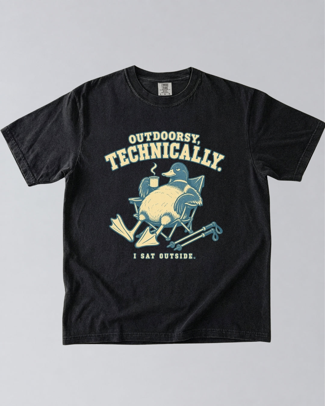 Outdoorsy Technically, I Sat Outside T-Shirt