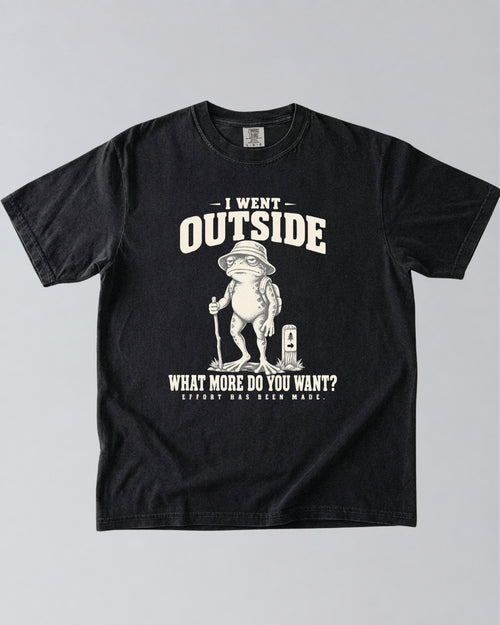 I Went Outside T-Shirt