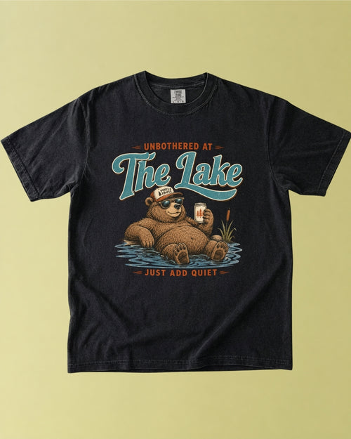 Bear: Unbothered At The Lake T-Shirt