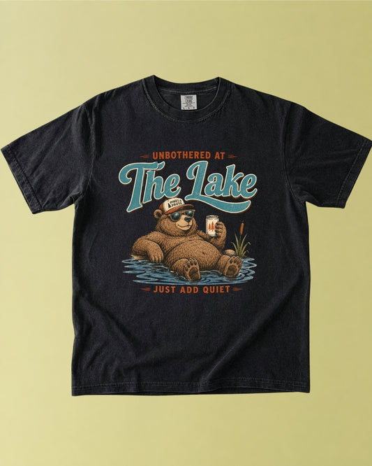 Bear: Unbothered At The Lake T-Shirt