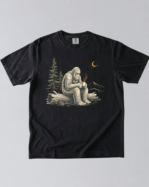 Woods, Coffee & Bigfoot T-Shirt