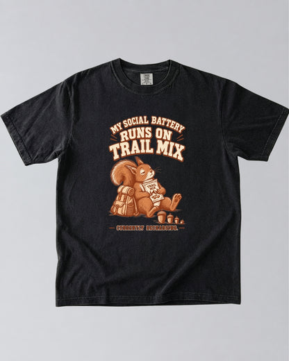 My Social Battery Runs On Trail Mix T-Shirt