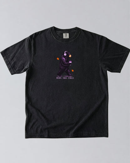Brews Tunes Strolls Bear T-Shirt