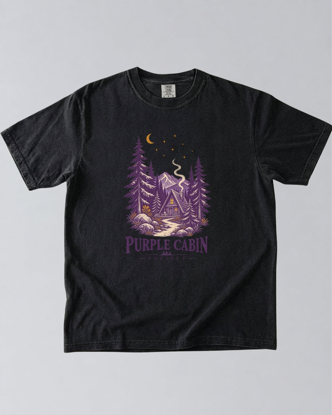 Purple Cabin Society T-Shirt