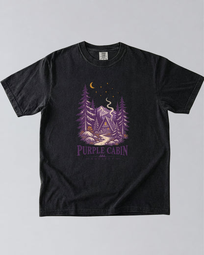 Purple Cabin Society T-Shirt