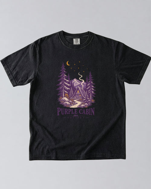 Purple Cabin Society T-Shirt
