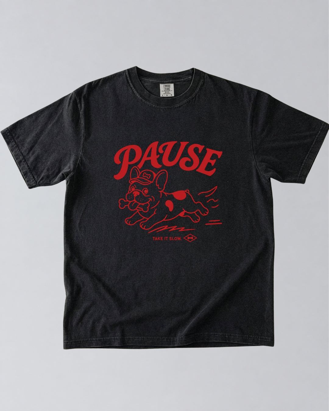 Pause Dog Lover Graphic T-Shirt