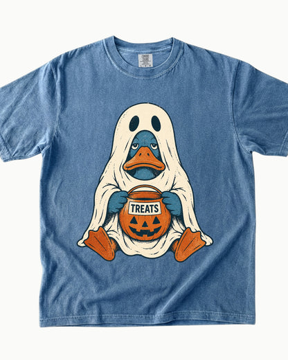 Ghost Duck Halloween T-Shirt