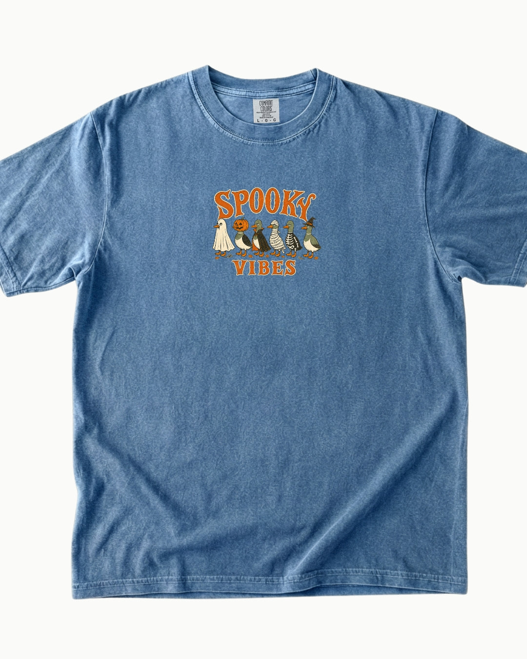 Spooky Vibes Halloween Duck T-Shirt