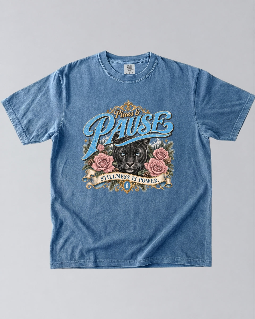 Stillness Is Power Panther T-Shirt