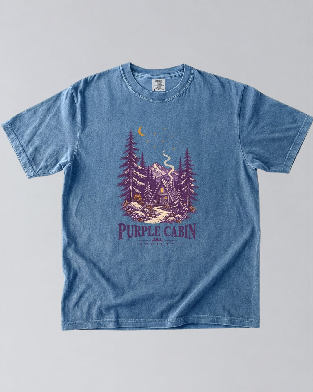 Purple Cabin Society T-Shirt