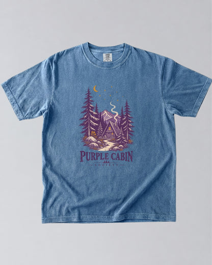 Purple Cabin Society T-Shirt