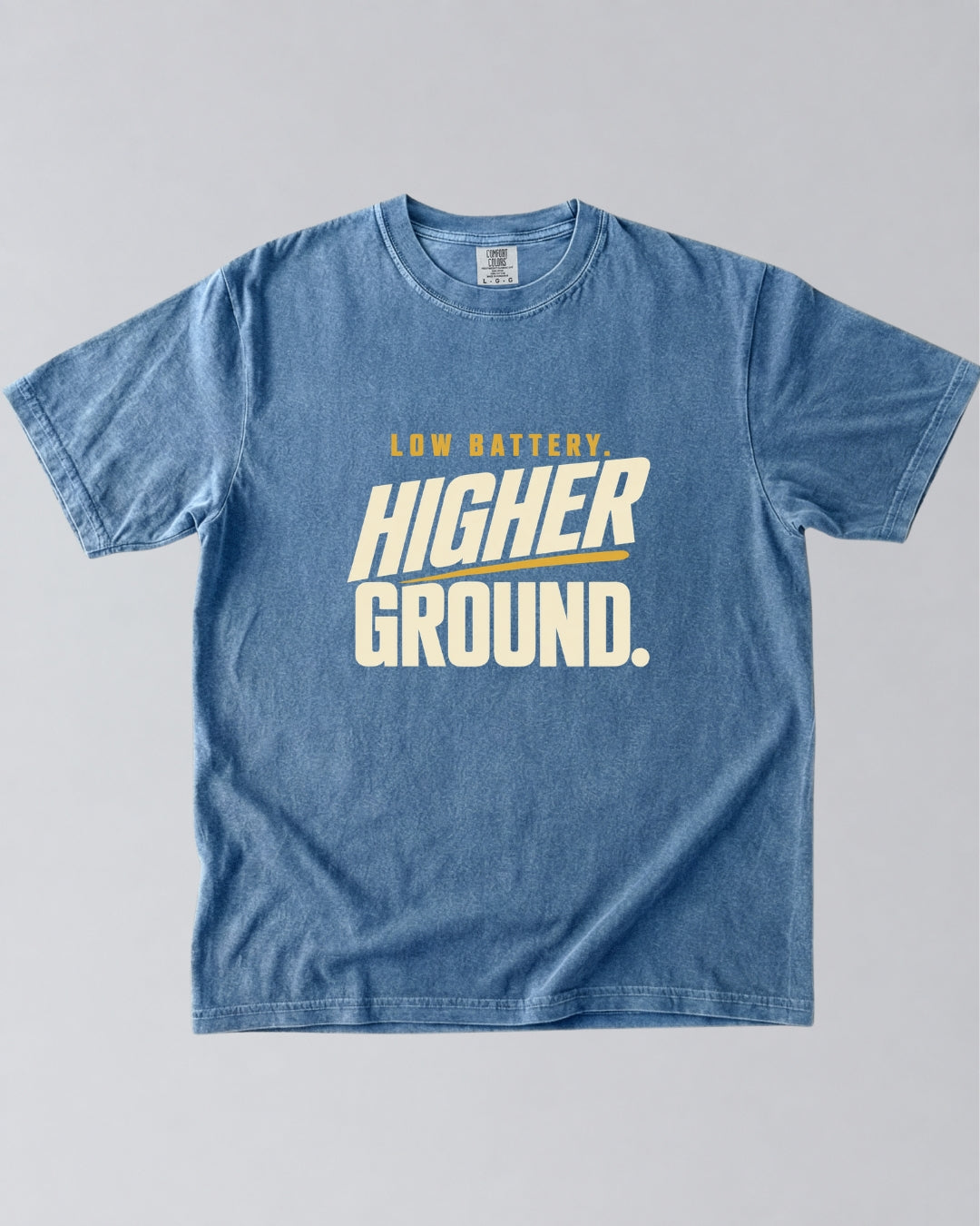 Low Battery, Higher Ground Hiking T-Shirt