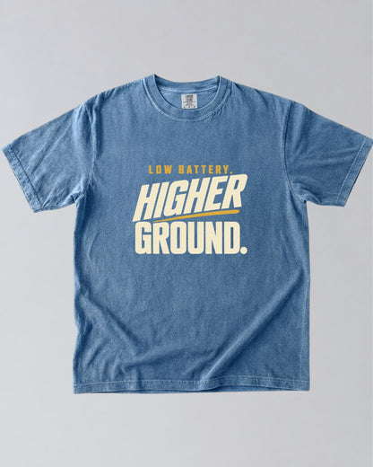 Low Battery, Higher Ground Hiking T-Shirt