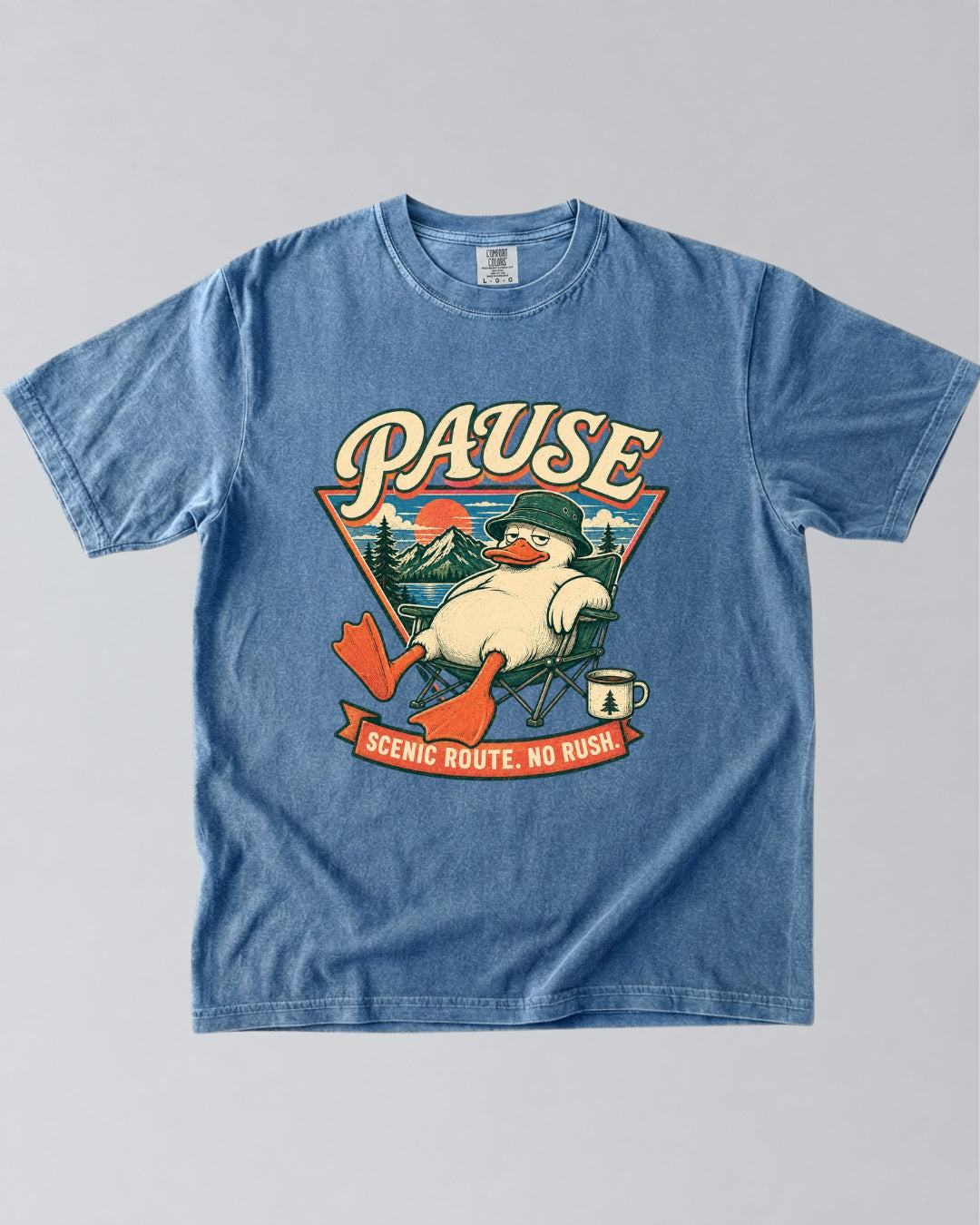 Scenic Route. No Rush. Duck T-Shirt
