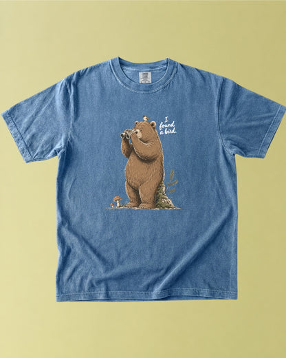 Bear: I Found a Bird T-Shirt — Lettered Edition