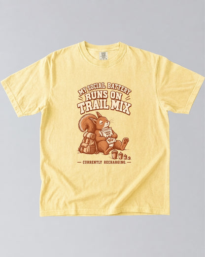 My Social Battery Runs On Trail Mix T-Shirt
