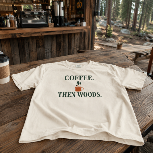 Coffe then Woods T-Shirt