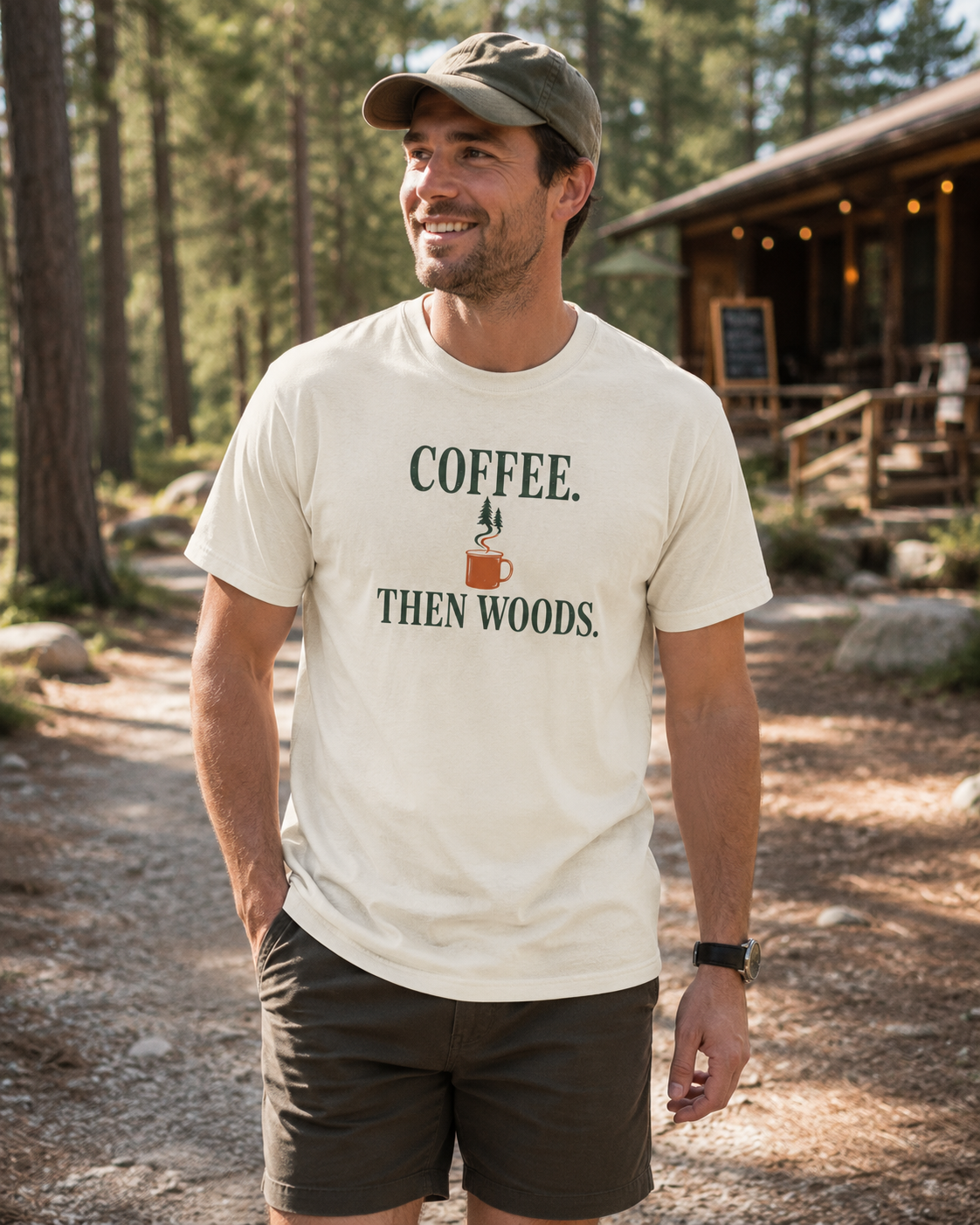 Coffe then Woods T-Shirt