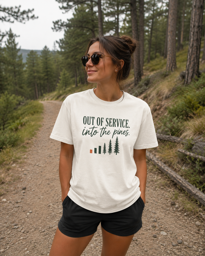 Out of service into the pines T-Shirt
